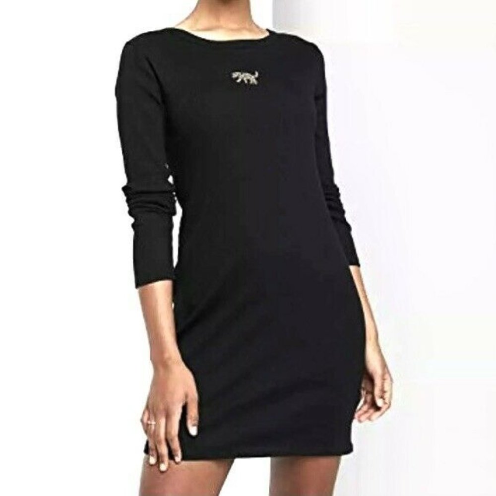 LONG SLEEVE BLACK DRESS MEDIUM